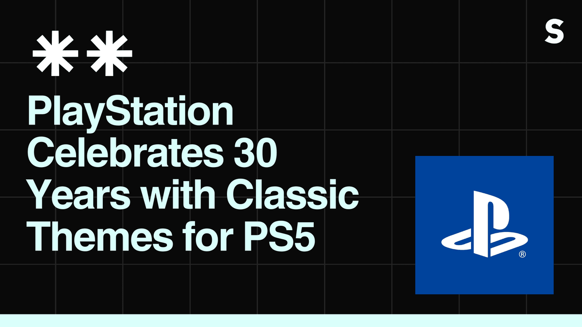 PlayStation Celebrates 30 Years with Classic Themes for PS5